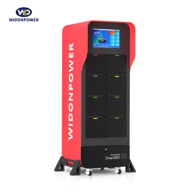 China Convenient QR Code Operated Smart Car Battery Exchange Hub for Motorcycle / Scooter Performance for sale