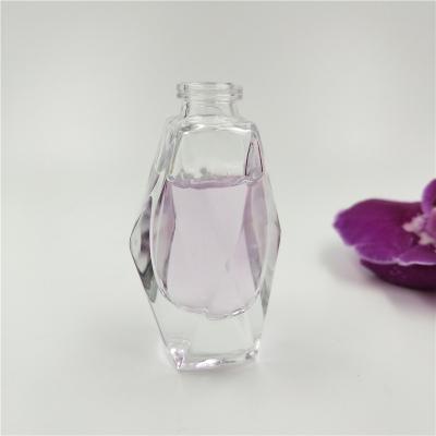 China Elegant Mini 15ml Essence Glass Perfume Bottle Cosmetic Wholesale Crystal Perfume Bottle for sale