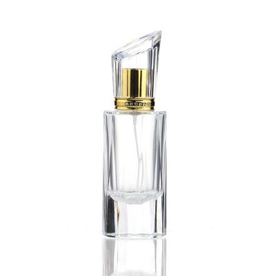 China 50ml high quality cosmetic 50ml empty clear glass perfume spray boot packaging cheap for sale