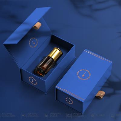 China Recyclable Customize Sample Recycle Romantic Style Car Perfumes Bottle Packing Rigid Paper Box for sale