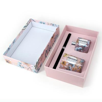 China Recyclable Custom Luxury Cardboard Paper Candle Jar Gift Boxes Packaging With Lid for sale