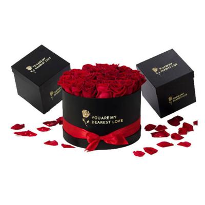 China Recyclable Graceful Soap Flower Bouquet Gift Boxes Scented Rose Flower Artificial Valentine's Day Birthday Mother's Day Gift for sale