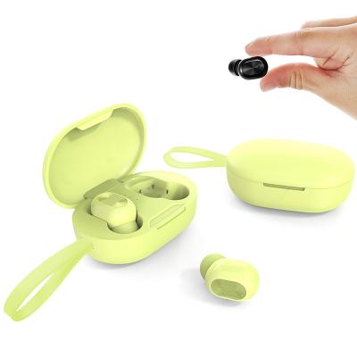 China BT5.0 Portable Small Wireless In-ear Case Hook Earbuds Touch Control Charging Headset TWS for sale