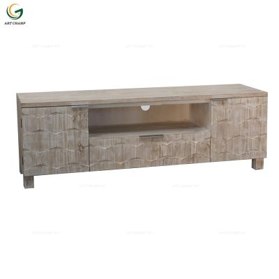 China Modern Design Full assmbled Modern Entertainment Unit TV Stand Wooden Cabinets for sale