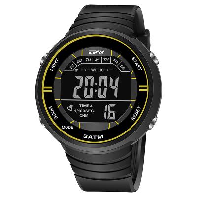 China 3ATM Alarm Water Resistant Digital Sport Watch In Stock 22mm Round for sale