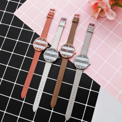 China Back Water Resistant Lady Women Geneva Wrist Watch Private Label Stainless Steel for sale