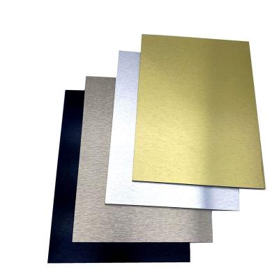 China SanXing Modern Factory Promote Brushed Aluminum Composite Panel ACP Cladding Sheet for sale