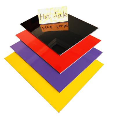 China Modern Glossy Aluminum Composite Panel ACP Pvdf Standard Size ACP Sheet for sale