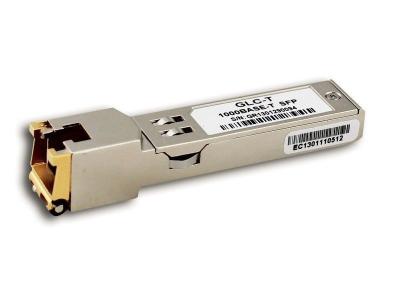 China 1000base T Sfp Transceiver Module Rj 45 Connector , SFP Copper Module 100M Distance for sale