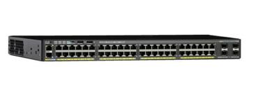 China O ponto de entrada 370W Cisco 2960 48 move a base WS-C2960X-48LPD-L do LAN do interruptor 2 X 10G SFP+ do gigabit à venda