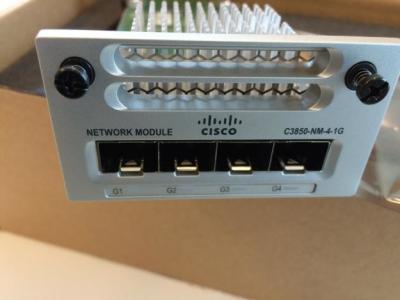 China Pluggable 4 X 1GE Cisco 3850 LAN van Gigabit van Vezelmodules Gegevens - verbind 1 Gbps Gegevensoverdrachtssnelheid Te koop