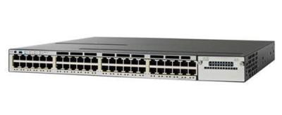 China Wired Cisco 3750 Poe Switch , Fully Cisco 48 Port Poe Managed Switch WS-C3750X-48T-E for sale