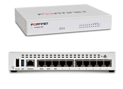 China Desktop Form Fortinet Hardware Firewall Fortigate 2 WAN Ports 60E FG-60E for sale