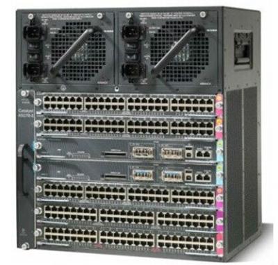 China Manageable Cisco Chassis Switch , Cat4500 E Series 6 Slot Chassis WS-C4507R+E= for sale