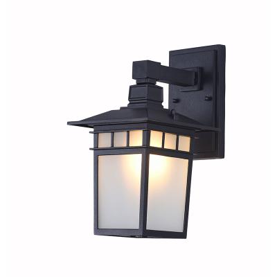 China Modern Simple Exterior Wall Light Door Light Black Finish for sale