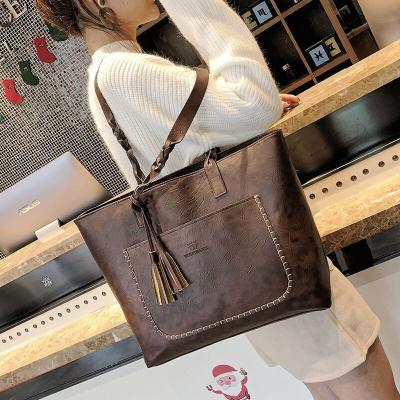 China TOTE BAG Wholesale Fashion PU Purse Tassels Tote Handbag Pendant for sale