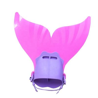 China Accessories Swimming Fins Products Wholesale Cute Kid Swimming Fins Mermaid Foot Fin Training Swimming Shoes Tails Diving Feet Tails Monofin For Kids for sale