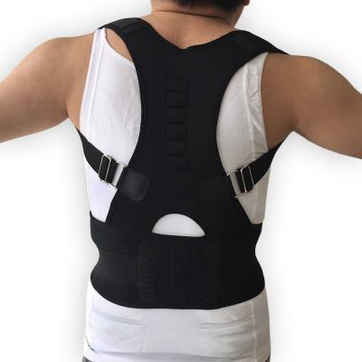 China Wholesale Adjustable Magnetic Fit Body Therapy Posture Corrector Brace Shoulder Back Support Belt For Men Women Braces Supports Belt for sale