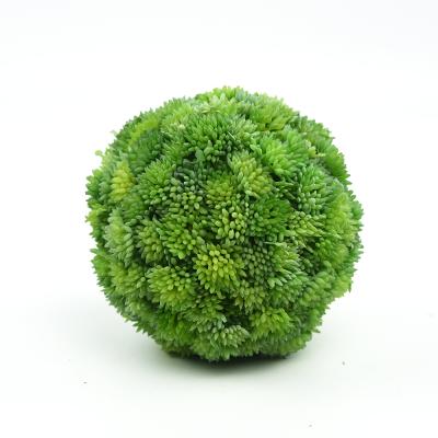 China Indoor Outdoor Small Green Grass Ball Decoration Country Garden Artificial Plants for sale