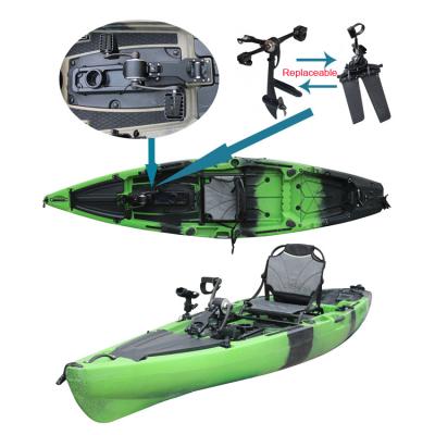 China New Arrival Fashion Design Professional 1 Person Pedal Drive Boat Pedal Kayak 2022 PE (HDPE or LLDPE) for Fishing for sale