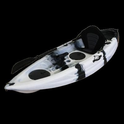 China Hot Selling Cheap LLDPE Spinning Mold 9 Ft Single Sit On Top Fishing Racing Canoe For Sale for sale