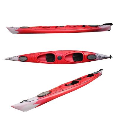 China Sea - River - Lake - Ocean Hot Selling Good Quality Sit In The Sea Kayak Boat Price Kayak Fishing Inflatable For Double for sale