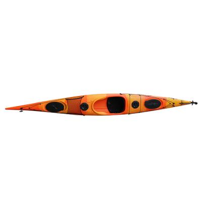 China LLDPE China Single Rowing Boats Drop Point Canoe Sea Kayak Sit in Kaydon Ultraslim in Salt Water for sale