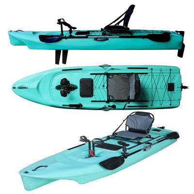 China 2022 12ft Sit On Top Fishing Paddle Board PE (HDPE or LLDPE) SUP with Speed ​​Control for Outdoor Fishing for sale