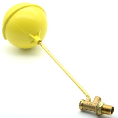 China General Handle Float Ball Stainless Steel Yellow Brass Water Tank Float Valve 1 Inch 4 Inch Ball Float Valve for sale