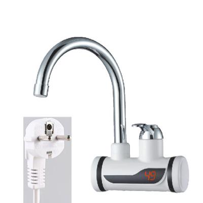 China Newest Faucets Electric Brass Hot Cold Faucet Instant Water Heater Basin Faucet Bathroom Faucet With Electric Heater for sale