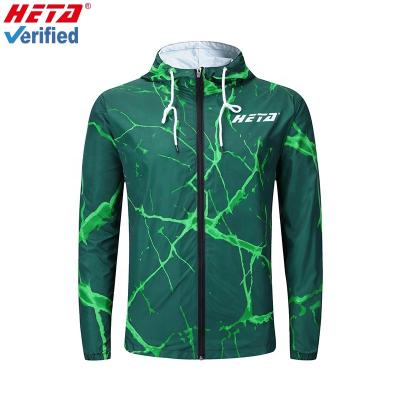 China 13 Years Low Moq Polyester Custom Sublimation Outdoor Waterproof Unisex Zipper Material 100% Anorak Jacket Acid Resistant for sale