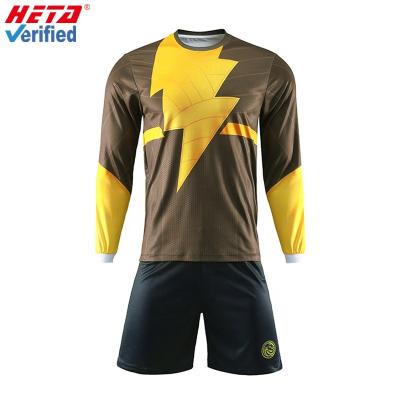 China 100%polyester new fashion breathable sublimation custom design soccer jersey football uniform set for sale