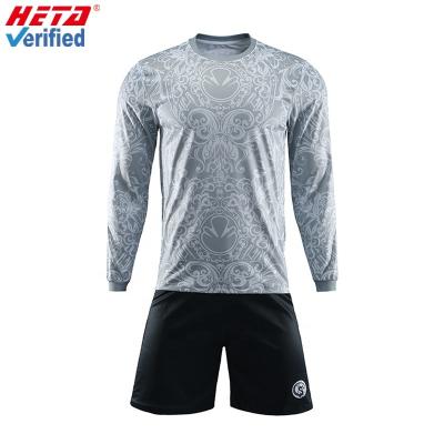 China New Sets Fashion Sublimation Printed Soccer Jersey Long Sleeve Soccer Jersey OEM Custom Service for sale