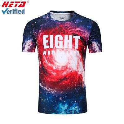 China Anti-Shrink Custom Design Low Moq Fashion With Your Own Design 100%polyester Custom Dye Sublimation T-shirt OEM T-shirt for sale