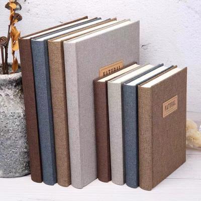 China Simple Multi-Size Cloth Diary Office Stationery Custom Hardcover Notebook Hardcover Notebook For Students for sale