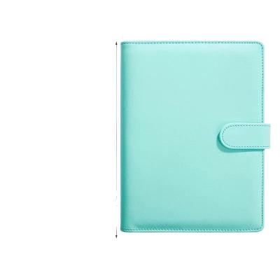 China Refillable PU 6 Round Ring Binder Cover for PU Leather Notebook A5 for sale