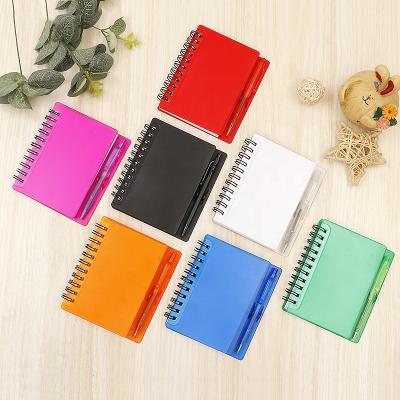 China A4 Hardcover Size Small Hard Limit Calendar Spiral Notebooks With Pen for sale