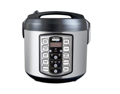 China Professional AROMA Household plus 20-Cup (cooked)/5Qt. Digital Stainless Steel Rice and Grain Multicooker, Sauté-then-simmer function for sale