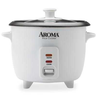 China Garage AROME 6-Cup (cooked)/1.5Qt. Rice and Grain Cooker, One Touch Operation, Auto Warm Mode, White (ARC-363NG) for sale