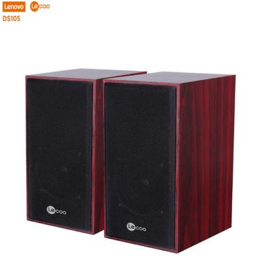 China Portable AUX speaker. Original Lenovo Lecoo PORTABLE Speaker DS105 Fever Dual Sound Quality With Natural Sound Desktop Speaker for sale