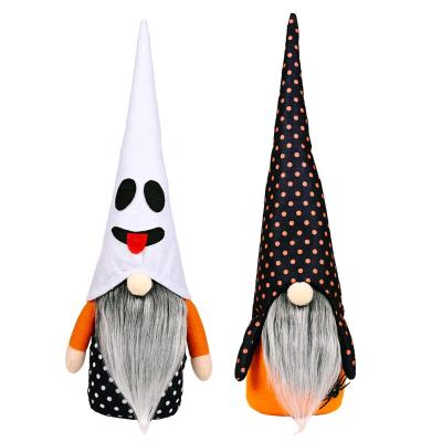 China Eco-Friendly Halloween Gnomes Ornaments Rudolph Doll Ornaments Holiday Halloween Faceless Plush Stuffed Kids Toy for sale