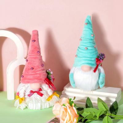 China Valentine's Day Holiday Gnome Plush Doll Toy Small Stuffed Valentines Gnomes Disposable Eco-Friendly Christmas Decorations for sale