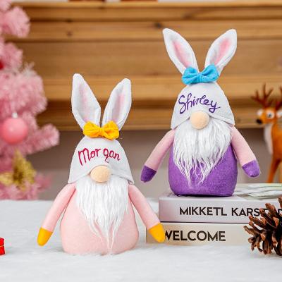 China Wholesale Plush Bunny Gnomes Doll Desktop Gnomes Festival Stuff Holiday Easter Egg Gnomes Ornaments Easter Plush Faceless Toy for sale