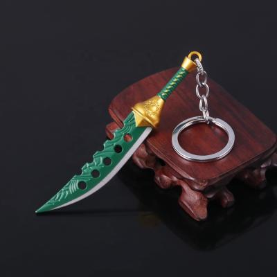 China Amazon Lasting Hot Selling Anime The Seven Deadly Sins Key Chain Meliodas Lost Scourge Escano Dim Key Chain Souvenirs Knife Key Chain for sale