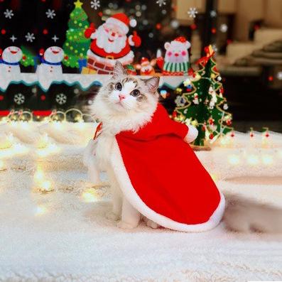 China Viable Christmas Dog Hoodie Pet Clothes Clothes and Equipments Wholesale Cat Pet Apparel Clothes Accessories Christmas Coat Pets for sale