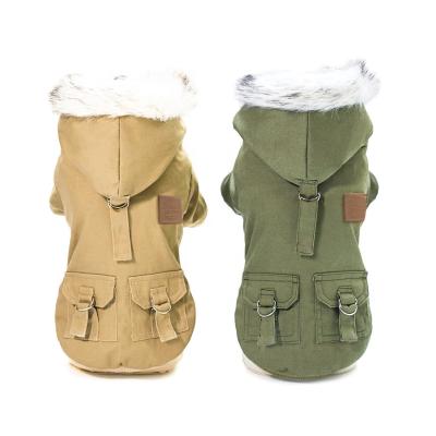 China Wholesale Viable Autumn Import Dog Clothes China Thicken Warm Doggie Outfits Pet Clothes Winter Apparel Small Dog Clothes Hooded Winter for sale