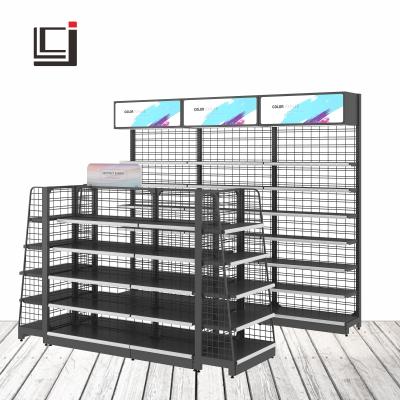 China Wholesale Supermarket Shelf and Shop Merchandise Display Rack Double Sided Hot Selling Manufacturers Customized for sale