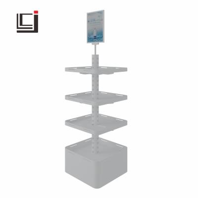 China Single Snack Cosmetics Promotion Table Makers Customize New Store Activity Shelf Multi-storey Shopping Mall Promotional Specials for sale