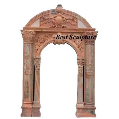 China Hot Sale Modern European Style Door Frame Natural Marble Sculpture For Sale for sale