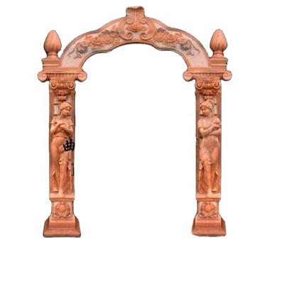 China Modern Customized Villa Building Hand Carved Door Frame Marble Sculpture for sale